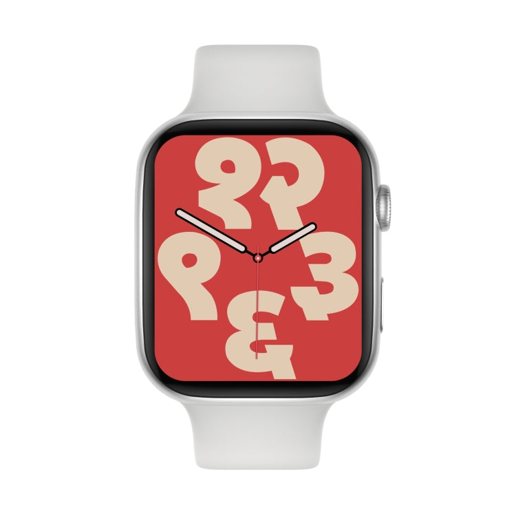 DW35PRO 1.75 inch Color Screen IPX7 Waterproof Smart Watch, Support Bluetooth Answer & Reject / Sleep Monitoring / Heart Rate Monitoring, Style: Silicone Strap(White) by bashfashion