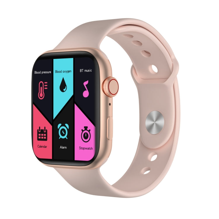 DW35PRO 1.75 inch Color Screen IPX7 Waterproof Smart Watch, Support Bluetooth Answer & Reject / Sleep Monitoring / Heart Rate Monitoring, Style: Silicone Strap(Pink) by bashfashion