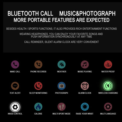 DW35PRO 1.75 inch Color Screen IPX7 Waterproof Smart Watch, Support Bluetooth Answer & Reject / Sleep Monitoring / Heart Rate Monitoring, Style: Silicone Strap(Pink) by bashfashion