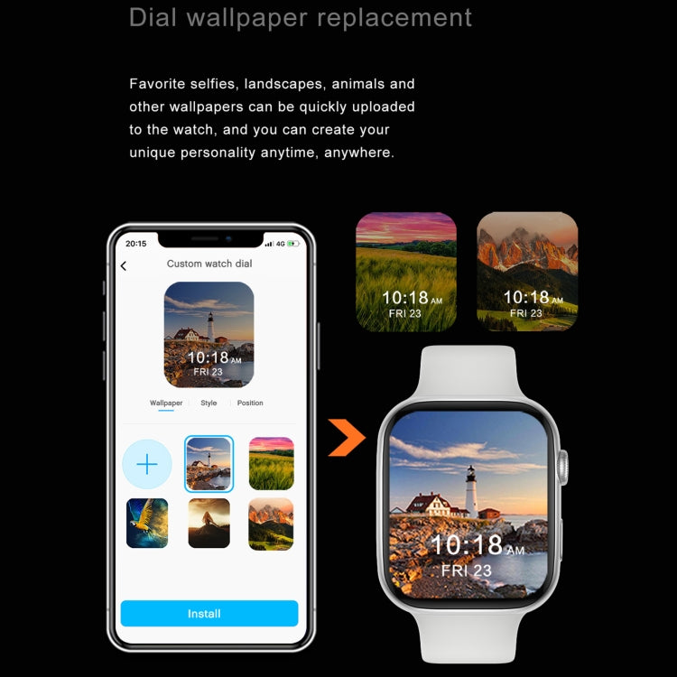DW35PRO 1.75 inch Color Screen IPX7 Waterproof Smart Watch, Support Bluetooth Answer & Reject / Sleep Monitoring / Heart Rate Monitoring, Style: Steel Strap(Black) by bashfashion