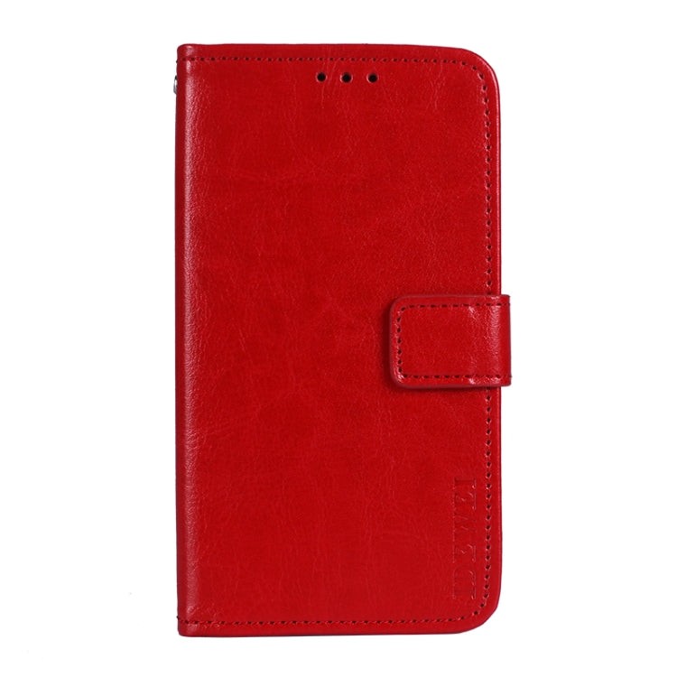 For Umidigi Bison GT idewei Crazy Horse Texture Horizontal Flip Leather Case with Holder & Card Slots & Wallet(Red) by idewei