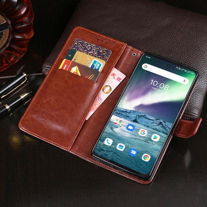 For Umidigi Bison GT idewei Crazy Horse Texture Horizontal Flip Leather Case with Holder & Card Slots & Wallet(Red) by idewei