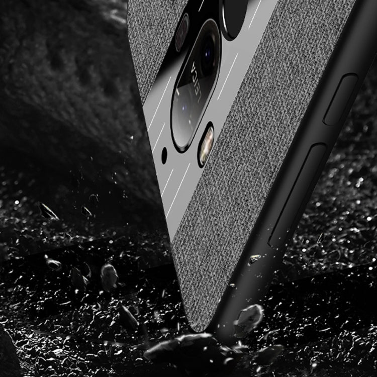 For Huawei Mate 8 XINLI Stitching Cloth Textue Shockproof TPU Protective Case(Blue) by XINLI