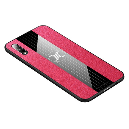 For Huawei Honor 9X XINLI Stitching Cloth Textue Shockproof TPU Protective Case(Red) by XINLI