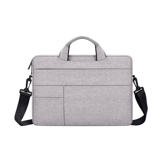ND05SDJ Oxford Cloth + Nylon Laptop Portable Shoulder Bag, Size:13.3 inch(Hemp Gray) by bashfashion