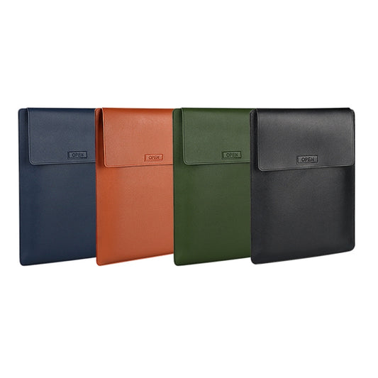 PU06 3 in 1 PU Multifunctional Laptop Bag, Size:13.3 inch(Cowhide Yellow) by bashfashion