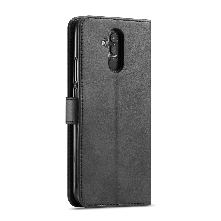 For Huawei Mate 20 Lite / Maimang 7 LC.IMEEKE Calf Texture Horizontal Flip Leather Case, with Holder & Card Slots & Wallet(Black) by LC.IMEEKE