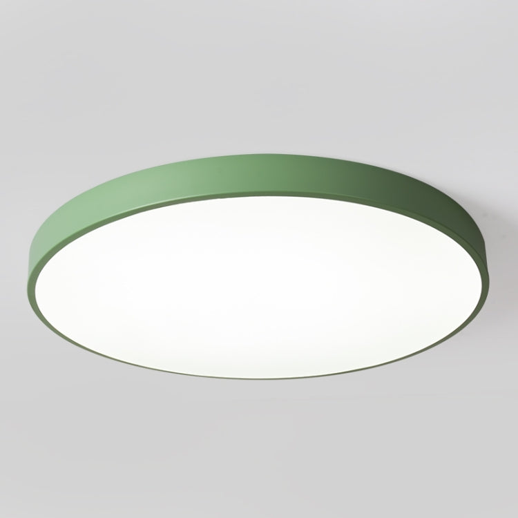 Macaron LED Round Ceiling Lamp, Stepless Dimming, Size:60cm(Green) by bashfashion