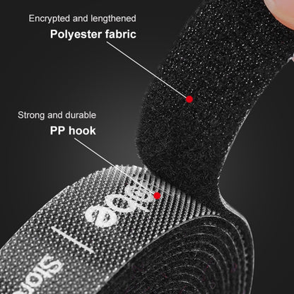 DUX DUICS Stoyobe Circle Hook and Loop Cable Ties, Length: 3m(Grey) by DUX DUCIS