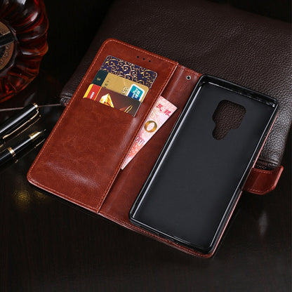 For Cubot P30 idewei Crazy Horse Texture Horizontal Flip Leather Case with Holder & Card Slots & Wallet(Rose Red) by idewei