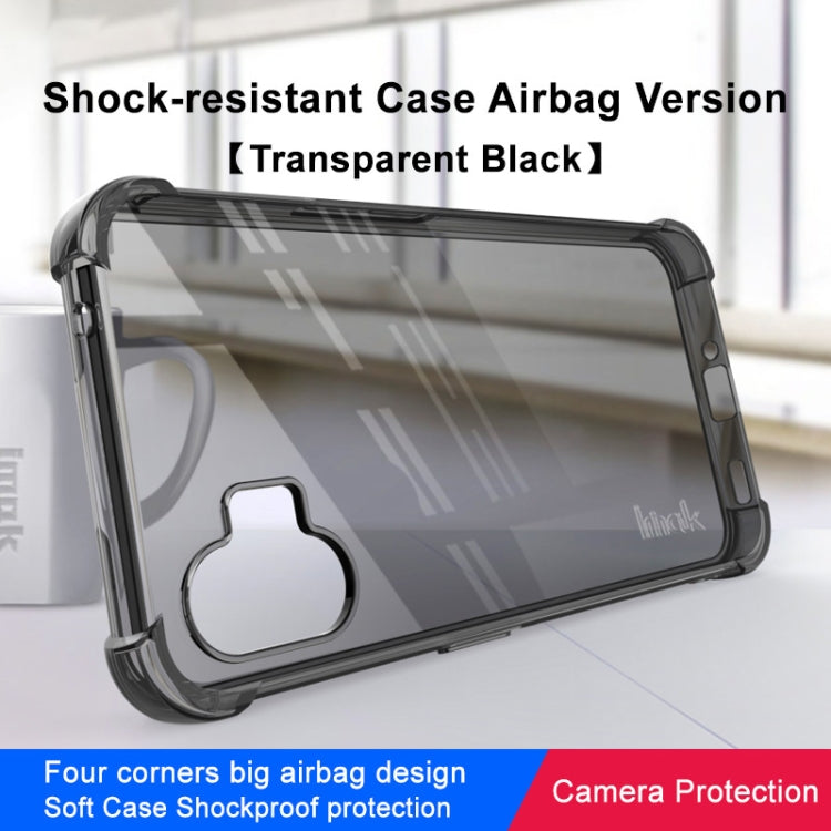 For Nothing Phone 1 5G IMAK All-inclusive Shockproof Airbag TPU Case (Transparent Black) by imak
