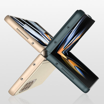 For Samsung Galaxy Z Fold4 GKK Integrated Ultra-thin Folding Leather Phone Case with Stand(Green) by GKK