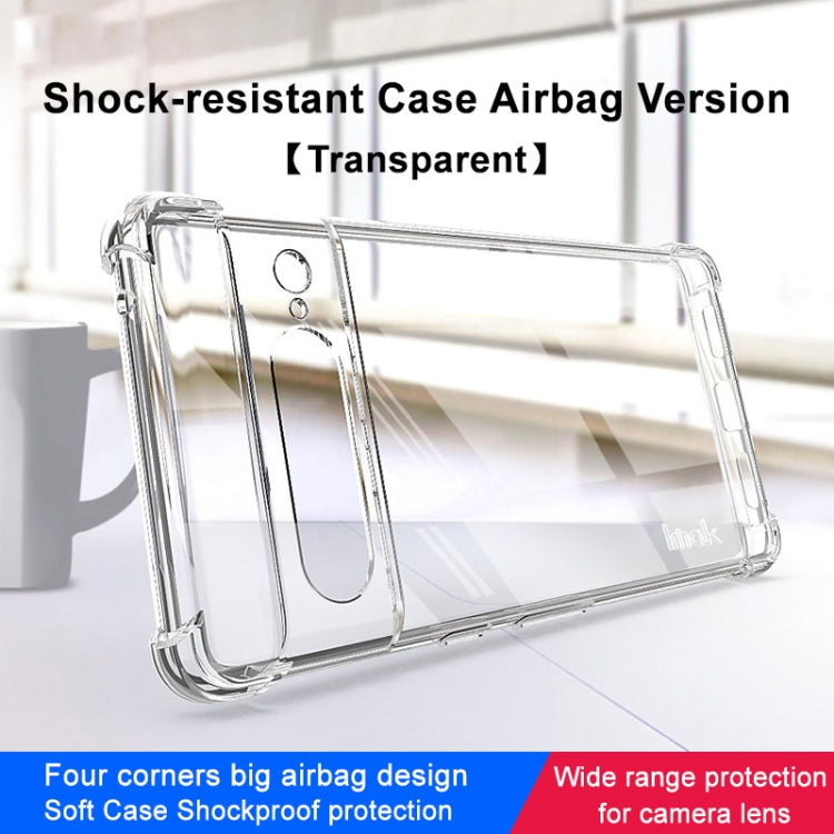 For Google Pixel 7 imak Shockproof Airbag TPU Phone Case(Transparent) by imak