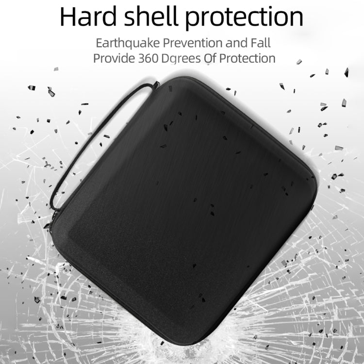 For DJI Avata Drone Body Square Shockproof Hard Case Carrying Storage Bag, Size: 28 x 23 x 10cm(Black + Red Liner) by bashfashion