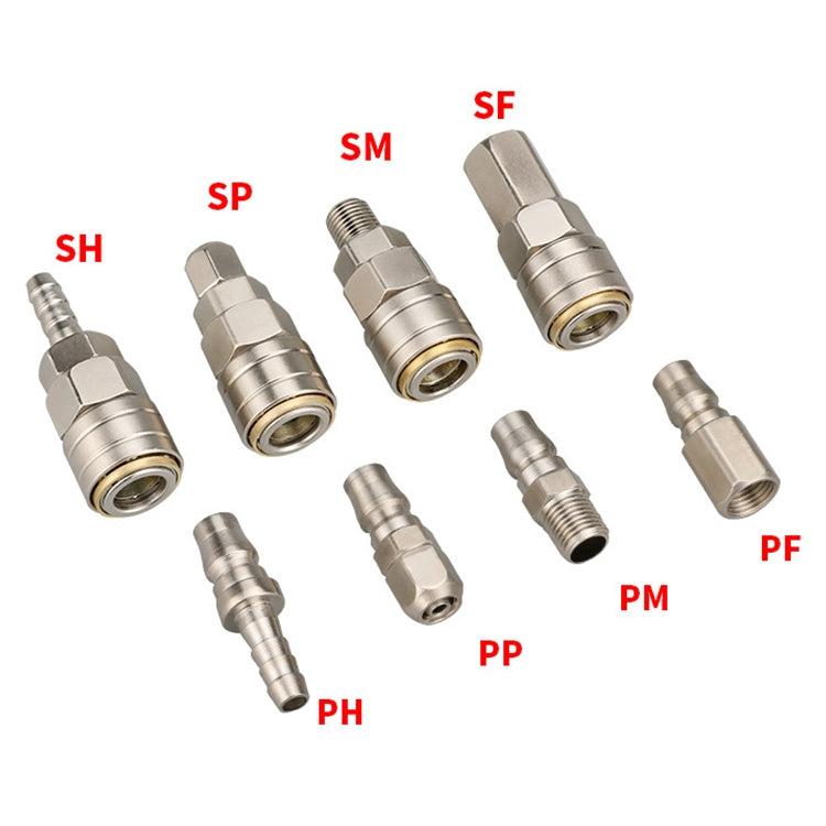 LAIZE SH+PH-20 10pcs C-type Self-lock Pneumatic Quick Fitting Connector by LAIZE