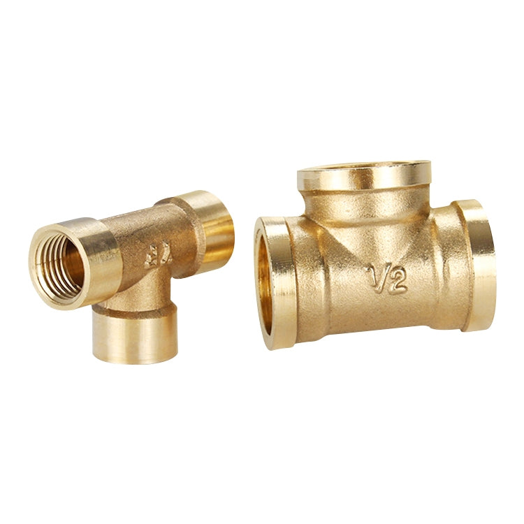 LAIZE Internal Thread Plumbing Copper Pipe Fittings, Caliber:4 Point(Three Way) by LAIZE