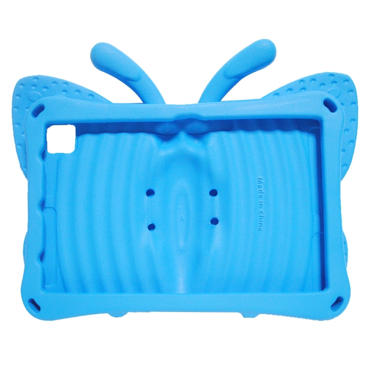 For Samsung Galaxy Tab A8 10.5 Butterfly Bracket Kids EVA Shockproof Tablet Case(Blue) by bashfashion