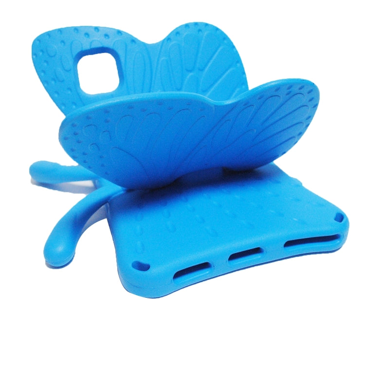 For Samsung Galaxy Tab A8 10.5 Butterfly Bracket Kids EVA Shockproof Tablet Case(Blue) by bashfashion
