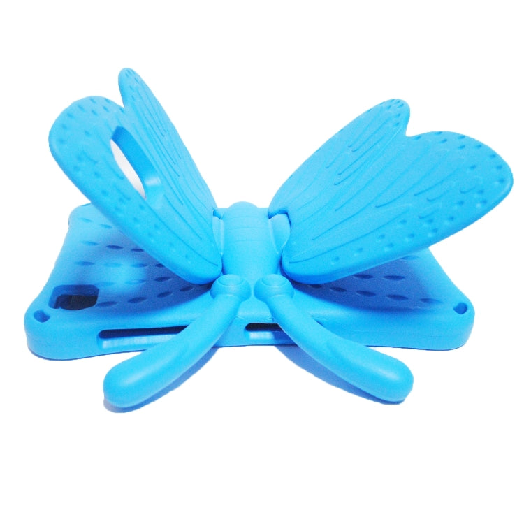 For Samsung Galaxy Tab A8 10.5 Butterfly Bracket Kids EVA Shockproof Tablet Case(Blue) by bashfashion