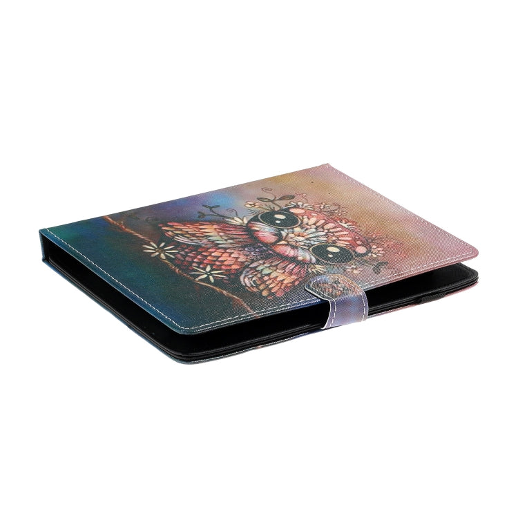 For 8 inch Tablet PC Universal Coloured Drawing Pattern Horizontal Flip Leather Case with Holder & Card Slot(Owl) by bashfashion