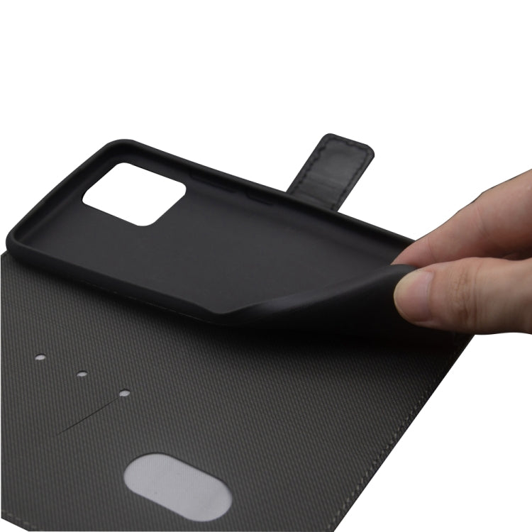 For Oukitel C19 Pro idewei Two-color Splicing Leather Phone Case(Black) by idewei