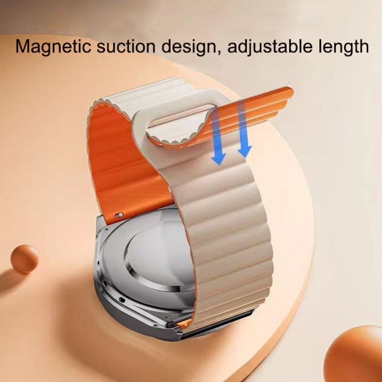 For Google Pixel Watch Reverse Buckle Magnetic Silicone Watch Band(Army Green) by bashfashion