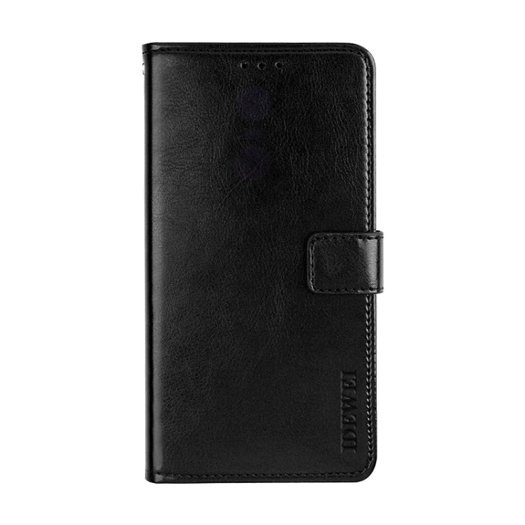 For Ulefone S1 idewei Crazy Horse Texture Horizontal Flip Leather Case with Holder & Card Slots & Wallet(Black) by idewei