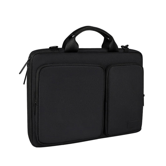ST11 Polyester Thickened Laptop Bag, Size:14.1-15.4 inch(Black) by bashfashion