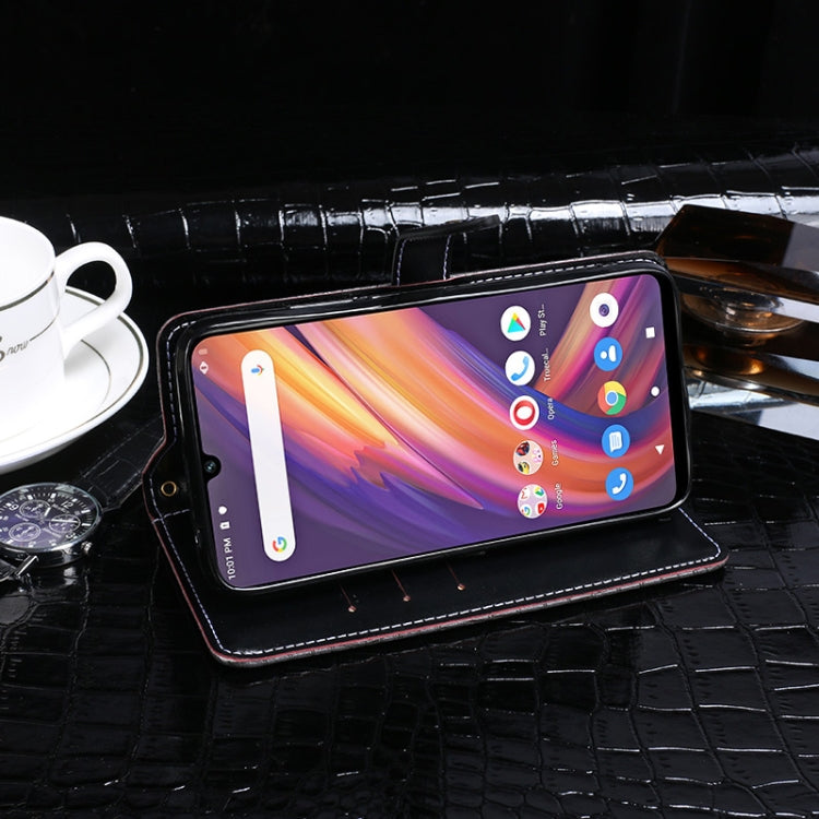 For Lenovo A6 Note idewei Crocodile Texture Horizontal Flip Leather Case with Holder & Card Slots & Wallet(Black) by idewei