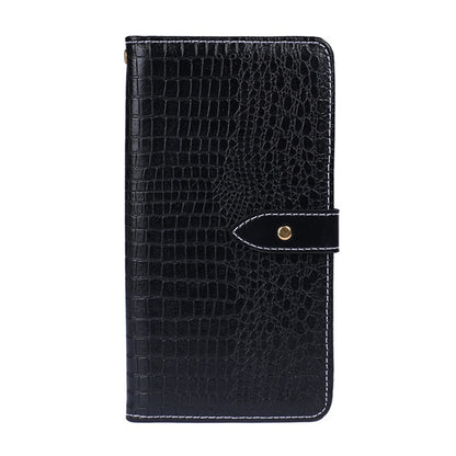 For Sharp Aquos Sense3 idewei Crocodile Texture Horizontal Flip Leather Case with Holder & Card Slots & Wallet(Black) by idewei
