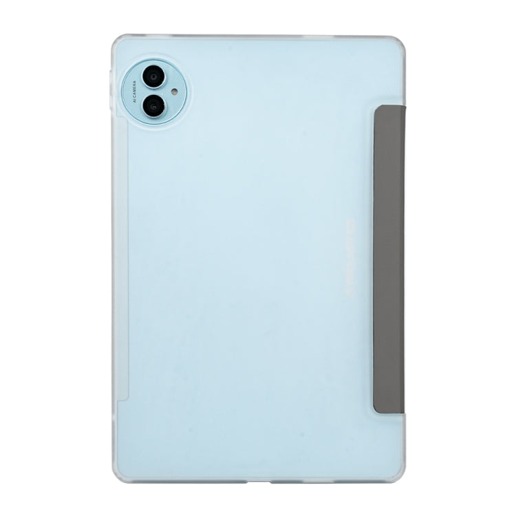 For Teclast P50 3-Fold Holder Folio Leather Tablet Smart Case(Grey) by TECLAST