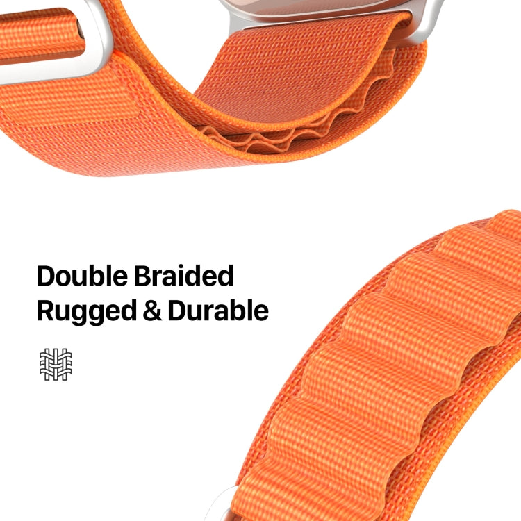 For Apple Watch Series 5 40mm DUX DUCIS GS Series Nylon Loop Watch Band(Orange) by DUX DUCIS