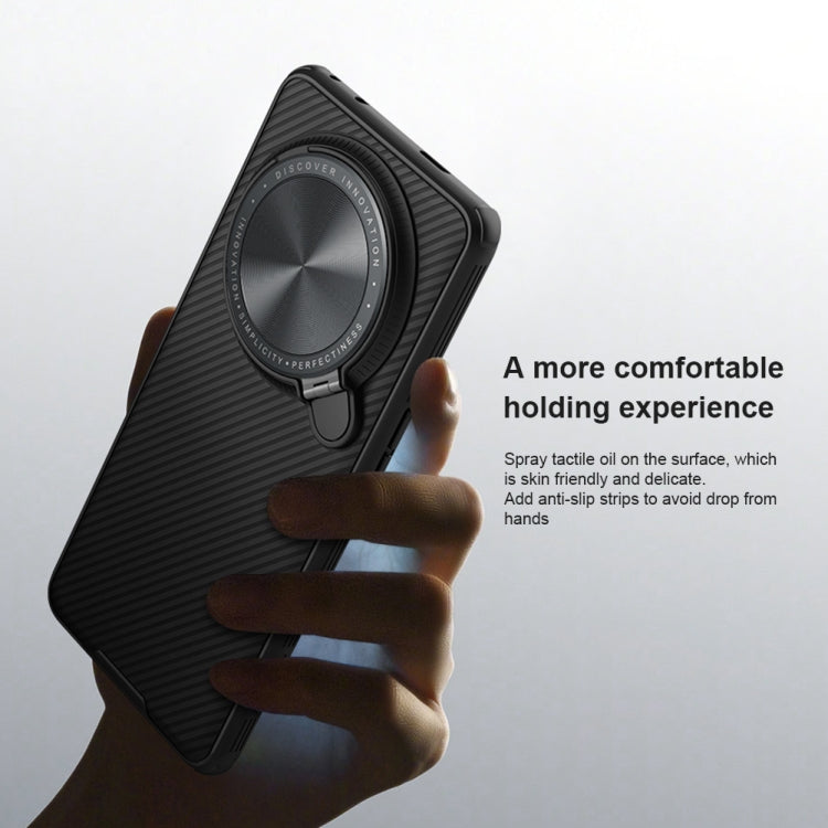 For OPPO Find X6 Pro NILLKIN Black Mirror Prop CD Texture Mirror Phone Case(Green) by NILLKIN