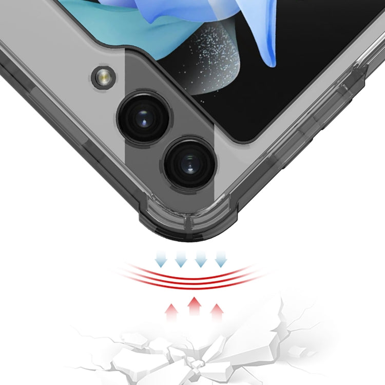 For Samsung Galaxy Z Flip5 GKK MagSafe Airbag Hinge Shockproof Phone Case with Ring Holder(Orange) by GKK