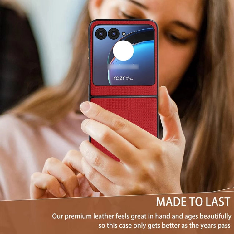 For Motorola Razr 40 Ultra ViLi TH Series Shockproof TPU + PC Phone Case(Red) by ViLi