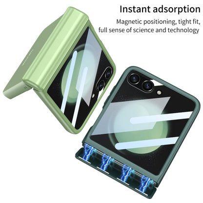 For Samsung Galaxy Z Flip5 GKK Integrated Full Coverage Folding Phone Case(Green) by GKK