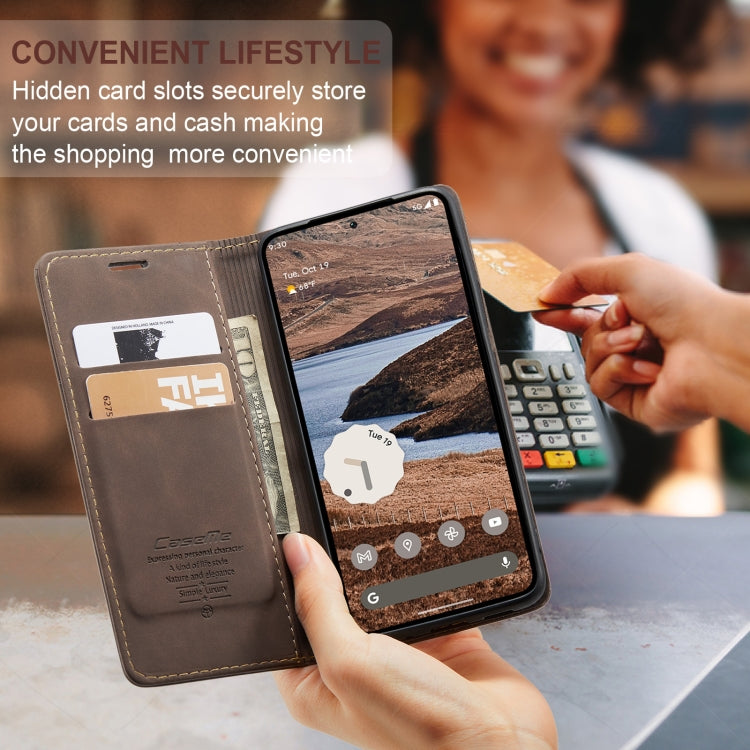 For Google Pixel 10 Pro XL / 9 Pro XL CaseMe 013 Multifunctional Horizontal Flip Leather Phone Case(Coffee) by CaseMe