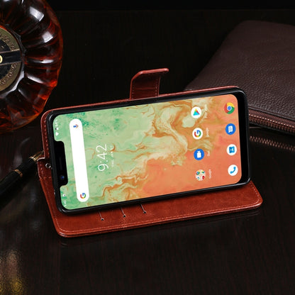 For UMIDIGI A3X idewei Crazy Horse Texture Horizontal Flip Leather Case with Holder & Card Slots & Wallet(Red) by idewei