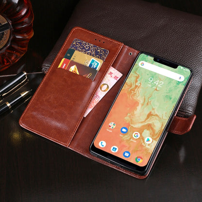For UMIDIGI A3X idewei Crazy Horse Texture Horizontal Flip Leather Case with Holder & Card Slots & Wallet(Red) by idewei