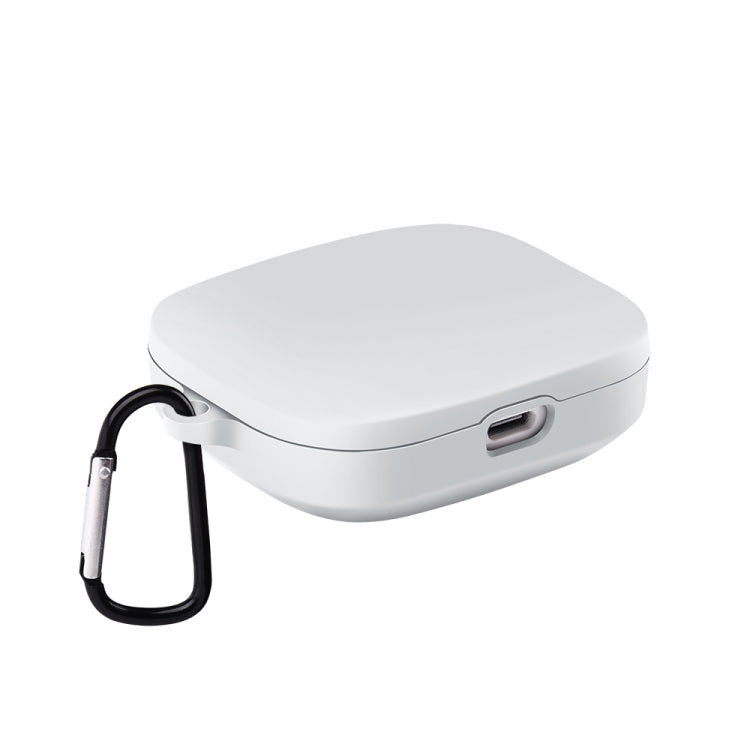 For Xiaomi Redmi Buds 5 Shockproof TPU Earphone Protective Case with Hook(White) by bashfashion