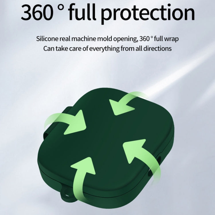 For Xiaomi Redmi Buds 5 Shockproof TPU Earphone Protective Case with Hook(Dark Green) by bashfashion