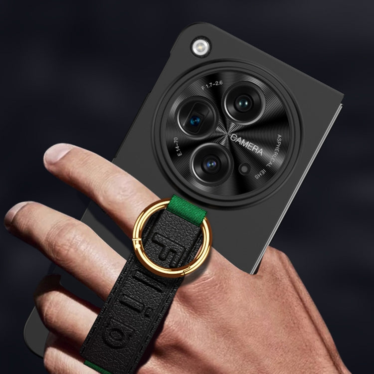 For OPPO Find N3 / OnePlus Open GKK Integrated Ultrathin Shockproof Phone Case with Ring Wrist Strap(Green) by GKK