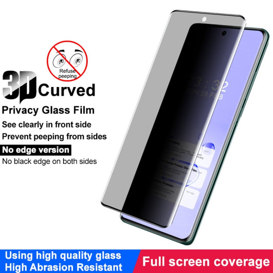 For OPPO Find X6 Pro 5G imak No Edge Version 3D Curved Privacy Full Screen Tempered Glass Film by imak