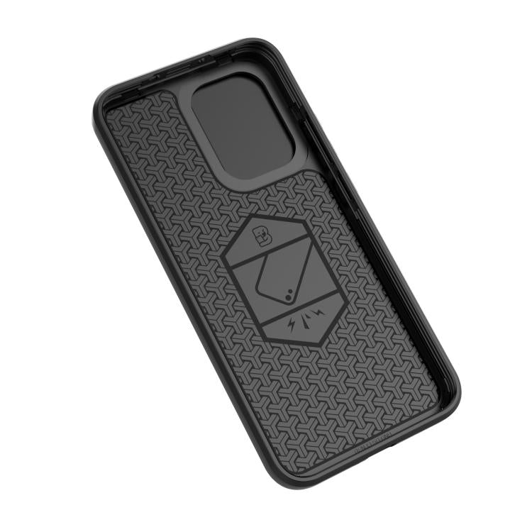 For OPPO Reno13 5G Global Sliding Camshield TPU + PC Shockproof Phone Case with Holder(Black) by bashfashion