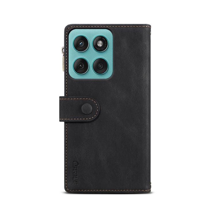 For Motorola Edge 60 Fusion ESEBLE Retro Frosted RFID Leather Phone Case(Black) by ESEBLE
