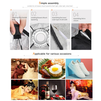 Godox SB-FW Series Bowens Mount Softbox Honeycomb Grid, Size:35 x 160cm by Godox