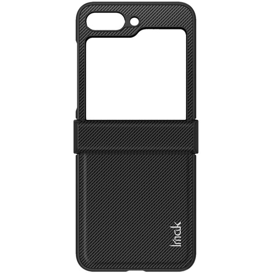 For Samsung Galaxy Z Flip6 / Flip7 FE imak Ruiyi Series Carbon Fiber PU + PC Phone Case by imak