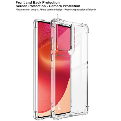 For Motorola Edge 50 Fusion IMAK Space Shield PC + TPU Airbag Shockproof Phone Case(Transparent) by imak