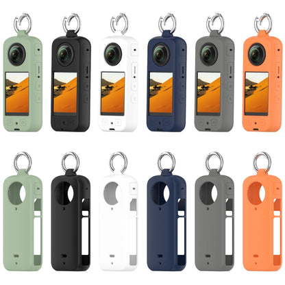 For Insta360 X3 Portable Silicone Protective Case(Black) by bashfashion