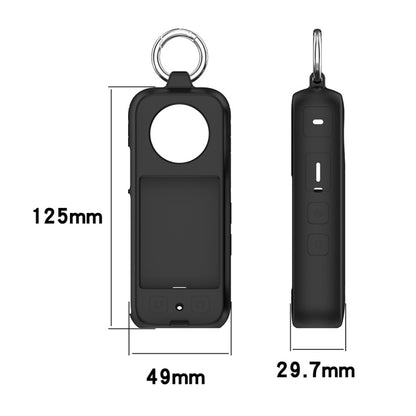 For Insta 360 X4 Portable Silicone Protective Case(Orange) by bashfashion